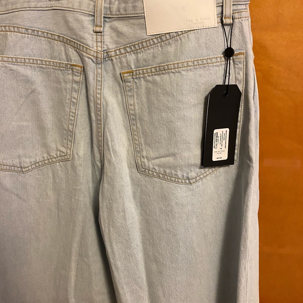 NWT Rag & Bone Ruth Super HighRise Wide Leg Jeans - Picture 6 of 6